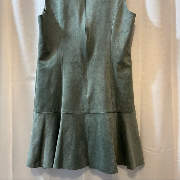 BCBGMaxAzria Suede Adelene Y2k Shift Mini Dress - Size Small - Picture 7 of 10